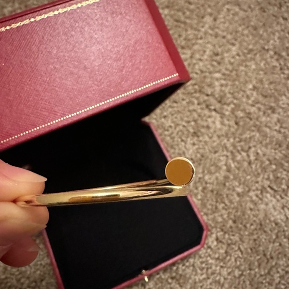 Cartier Juste Un Clou Yellow Gold with Diamonds Size 15 (SMALL MODEL) - Picture 5 of 12